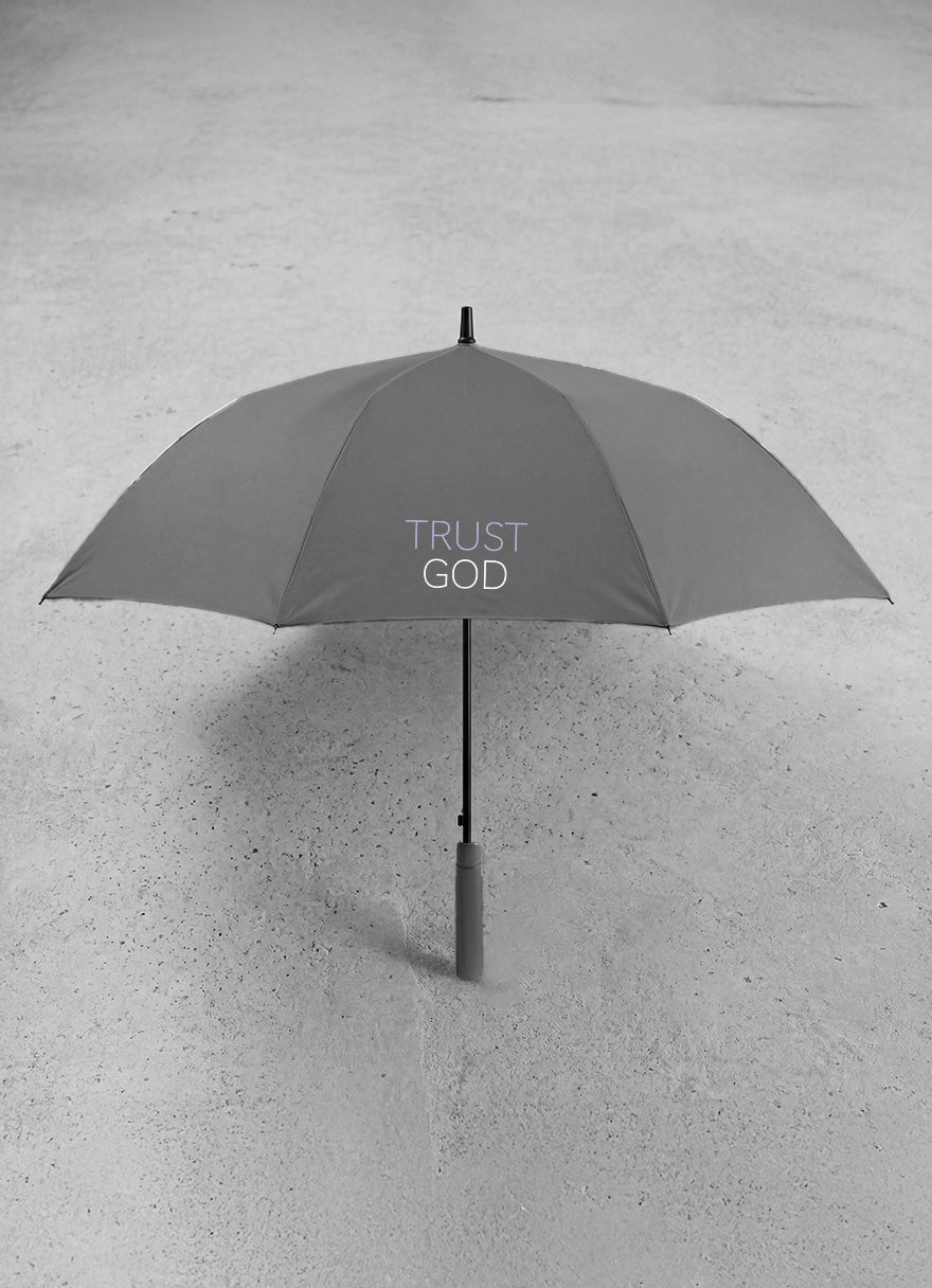 TRUST GOD | Stockschirm