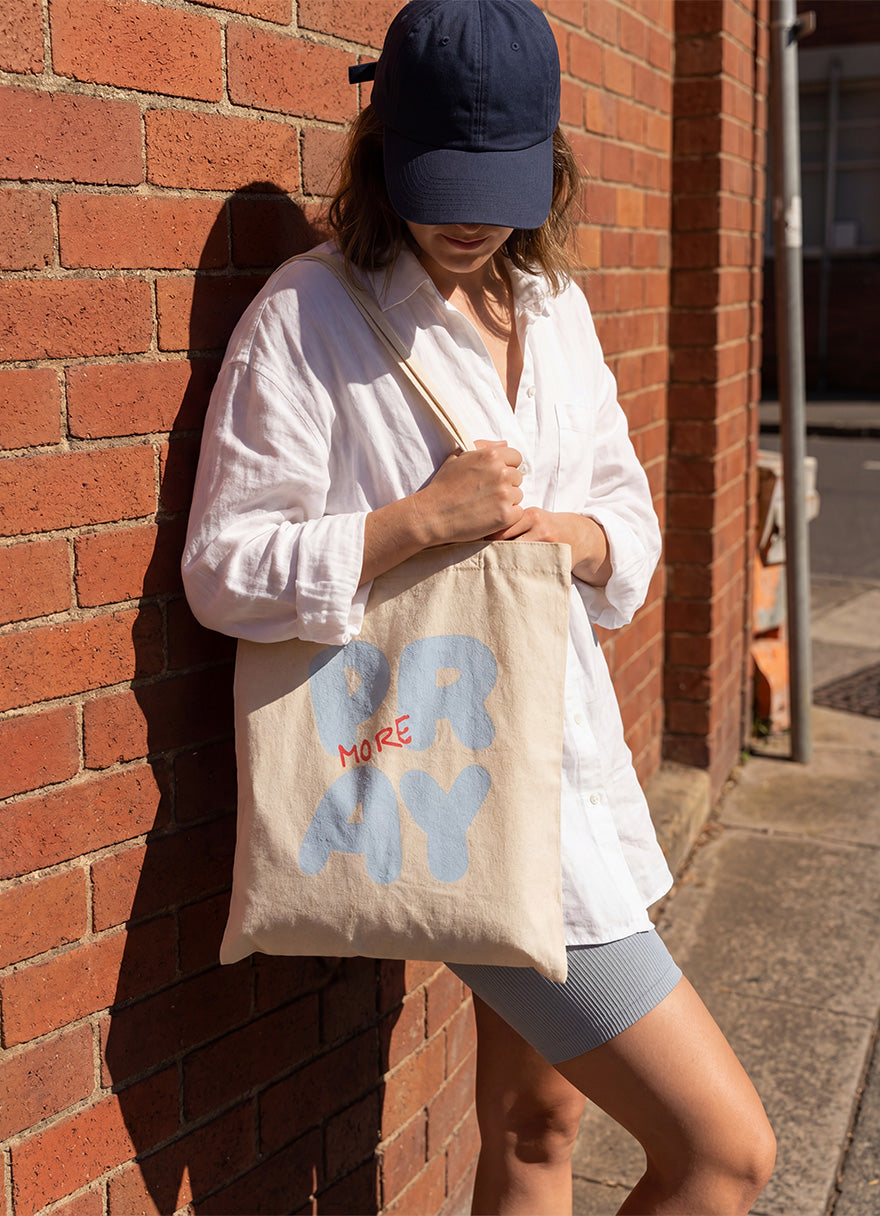 PRAY MORE - Tasche | Einkaufstasche